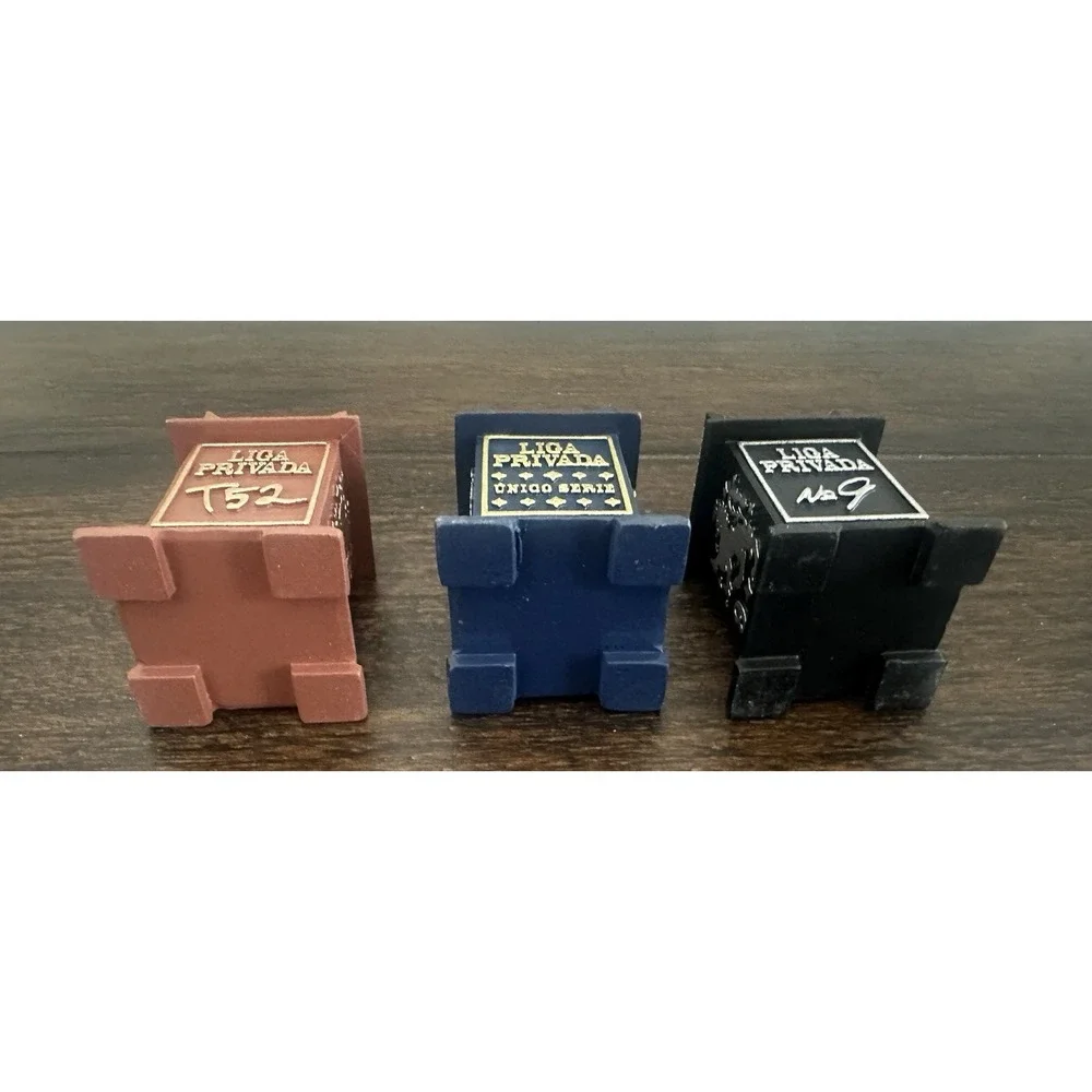 Drew Estate Liga Privada Cigar Rests Ashtrays Set of 3 T52 No. 9 Unico Serie NEW